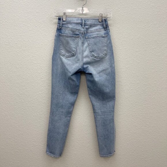Abercrombie & Fitch Curve Love Skinny Ankle High Rise Button Fly Jeans Womens 26 - Picture 8 of 8